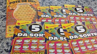 5  da sorte com prêmio no bônus. New Portugal lottery tickets 