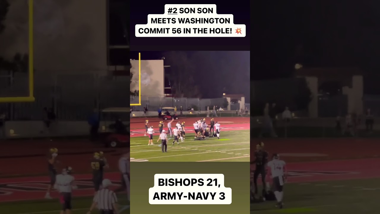 SON SON MEETS DIVISION 1 WASHINGTON COMMIT IN THE HOLE 💥‼️
