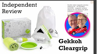 Independent review - Gekkoh magnetic window cleaner kit - UK double glazed windows.