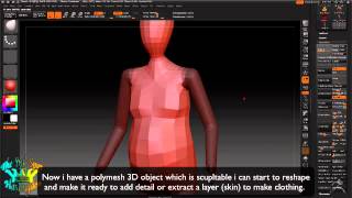 making a basic mesh for cartoon couch potato