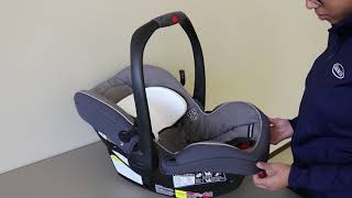 Graco® SnugRide® SnugLock® 35 Platinum XT How to Remove and Replace the Car Seat Cover