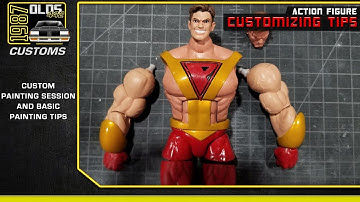 Customizing Action Figures Tips - Painting Session and Basic Painting Tips