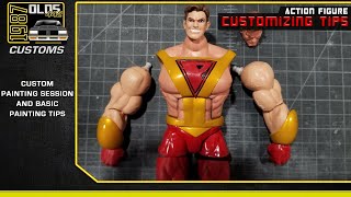 Customizing Action Figures Tips - Painting Session and Basic Painting Tips