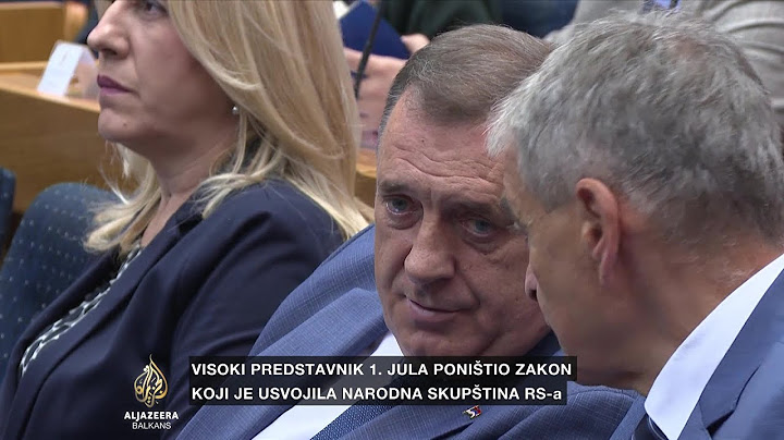 Nepoštovanje odluka visokog predstavnika nije legalno – na potezu pravosuđe