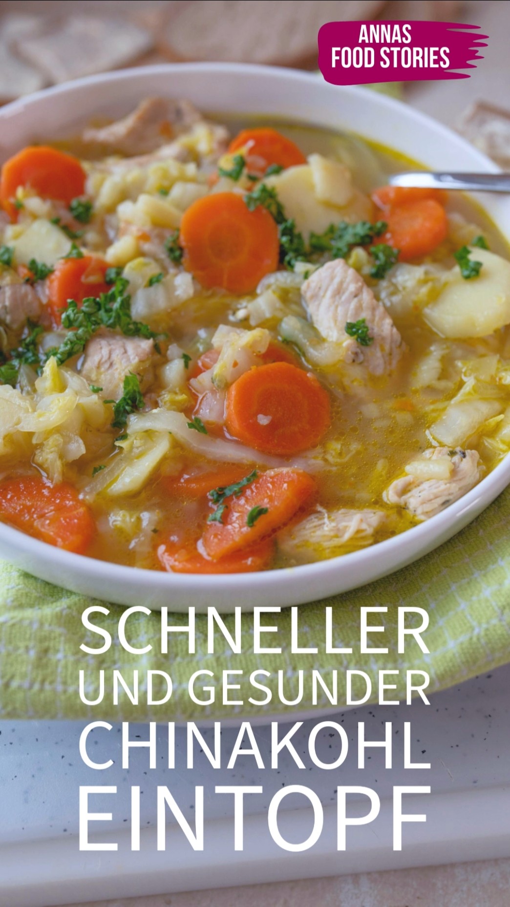 Schnelles Mittagessen Rezept - gesunder und einfacher Chinakohl Eintopf ... Schnelles Mittagessen Rezept - gesunder und einfacher Chinakohl Eintopf ...