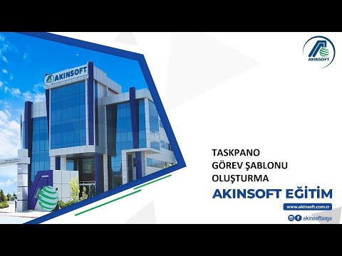 TaskPano Görev Şablonu  ve Zamanlı Görev Oluşturma