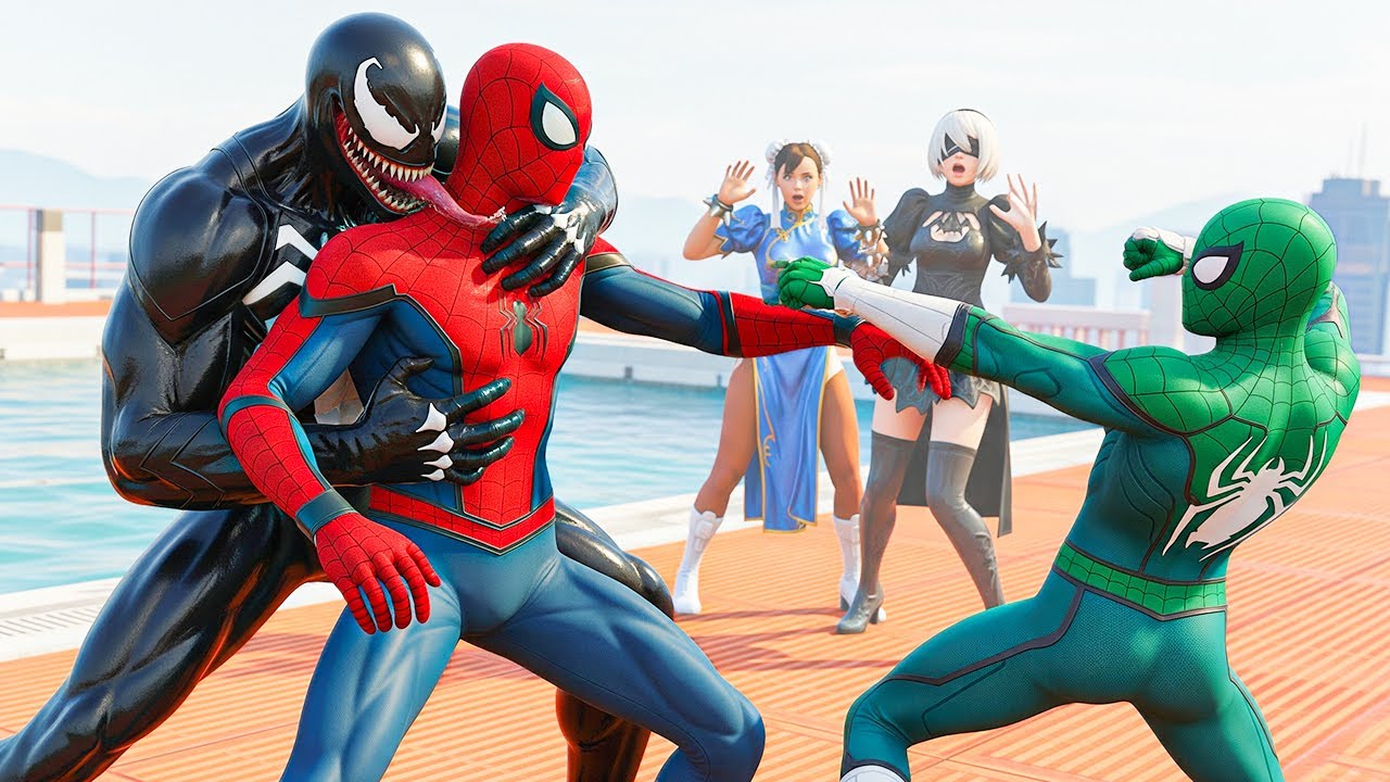 GTA 5 Spiderman Epic Ragdolls Compilation vol.23 (GTA 5, Euphoria Physics, Fails, Funny Moments)