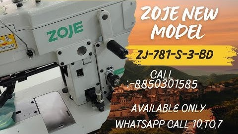 ZOJE ZJ-781-S-3-BD NEW MODEL