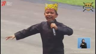 Farel Prayoga - Ojo Dibandingke || Live Performance HUT RI 77 @ Istana Merdeka - Jakarta