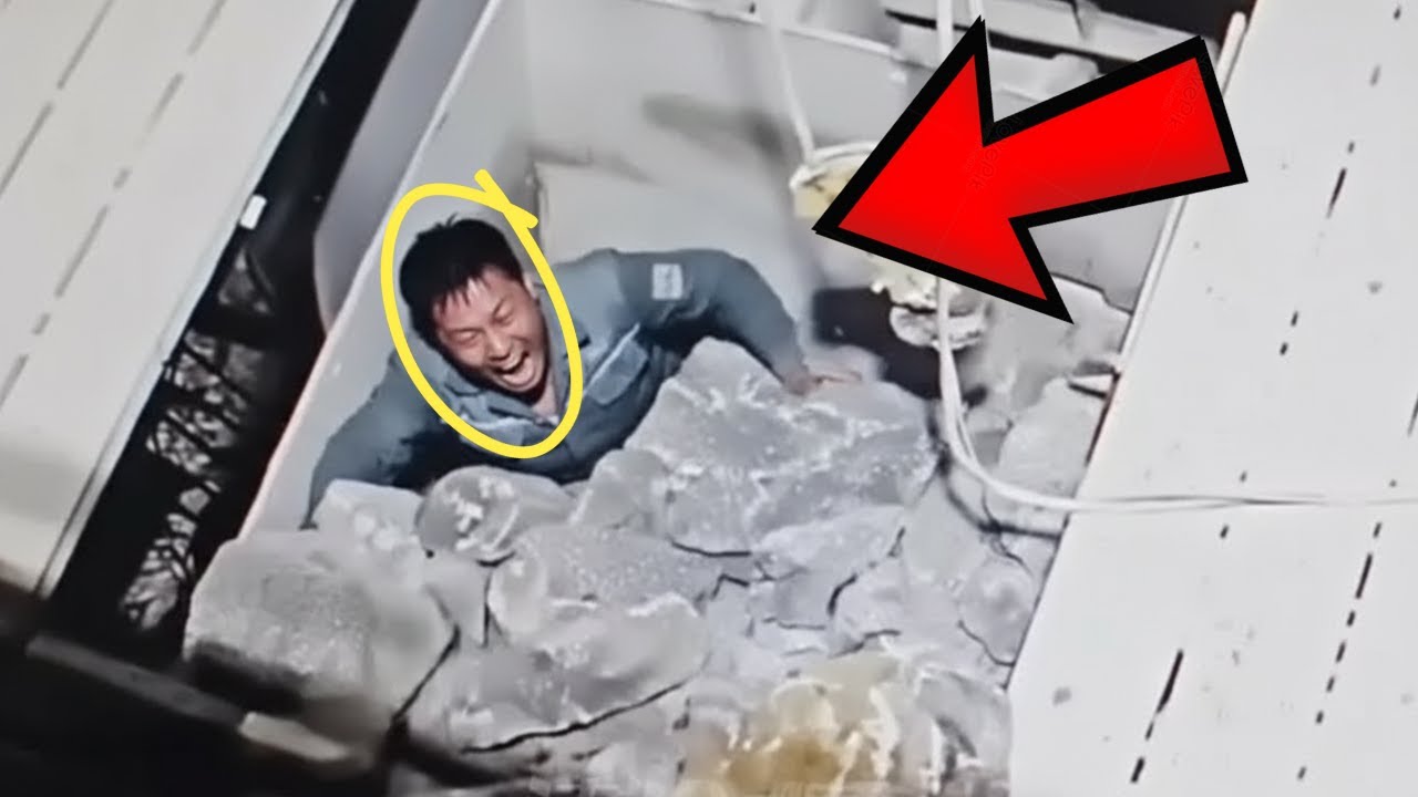 He Stood Too Close to the Stone Crusher… Then This Happened!