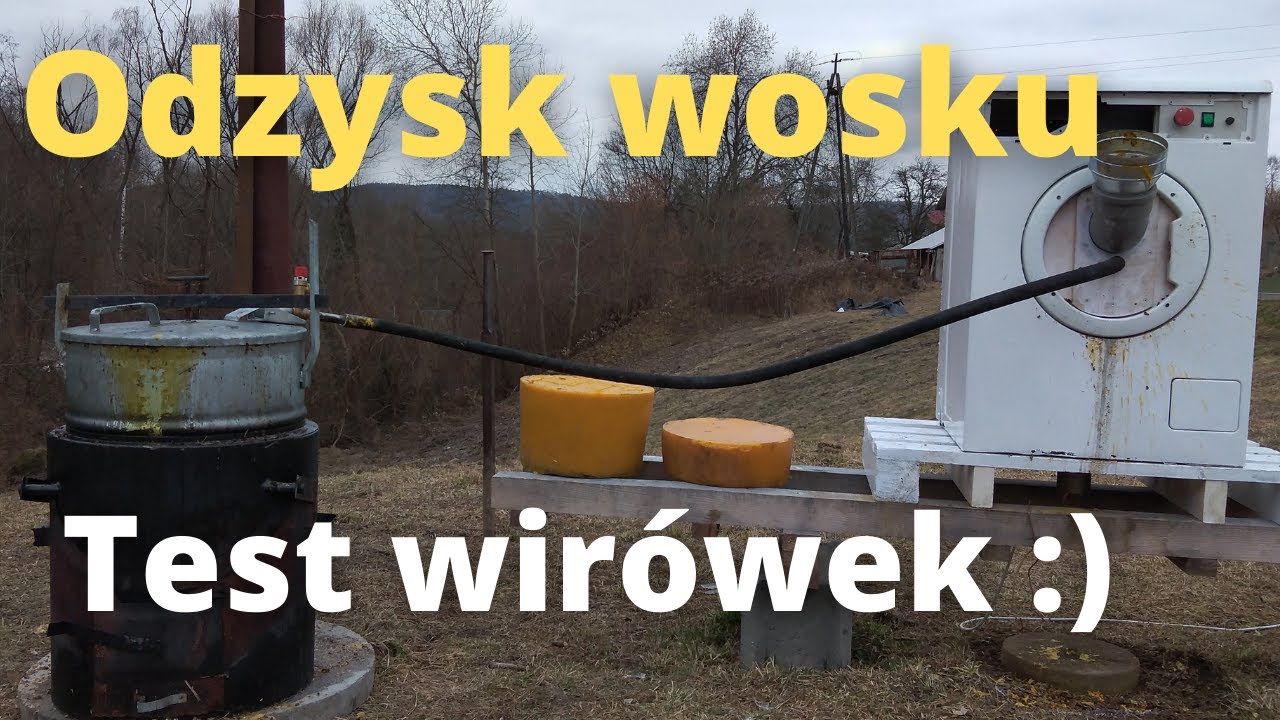 #78 Przetapiam plastry z suszem, odzysk wosku, test wirówek do zboin.