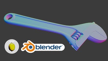 Blender 3D Modeling Timelapse: Adjustable Wrench