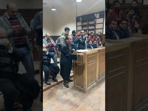 محاكمة منة شلبي لحظة النطق بالحكم على الفنانة في قضية حيازة المخدرات