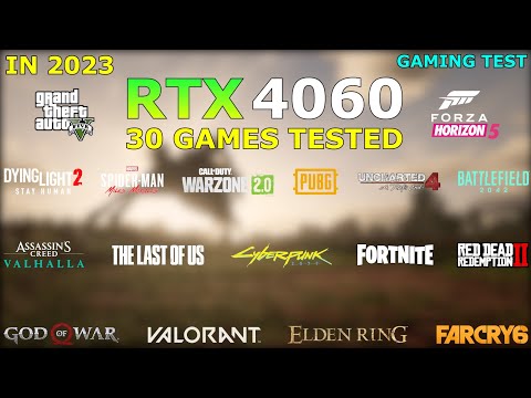 RTX 4060 Laptop in 2023 - 30 Games Tested - good for Gaming?