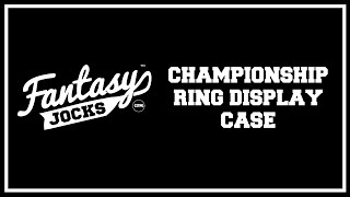 Design Your Own Championship Ring Spinning Display Case - TrophySmack