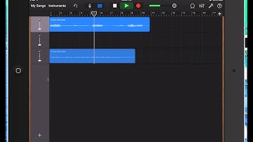 GarageBand Multi Track Audio Project   Recording Technique