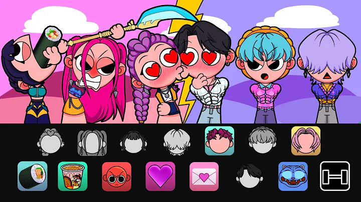 KPOP Sprunki Mod - HUNTR/X VS SAJA BOYS / KPOP DEMON HUNTERS version