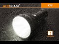 كشاف يدوي بـ مدى 2500 متر من شركة ACE BEAM بـ قوة 6300 شمعة #k75_ACE_BEAM