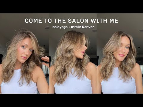 Come To The Salon With Me Bronde Balayage Trim In Denver