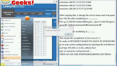 Creating a Counter Strike 1.6 INTERNET Server with AMX Mod X