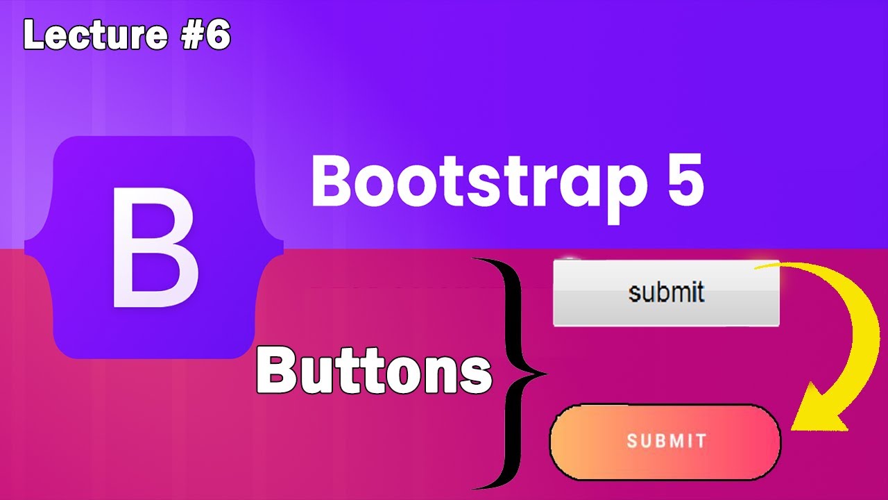 Buttons And Dropdown Buttons In Bootstrap 5 | Bootstrap 5 Tutorial ...