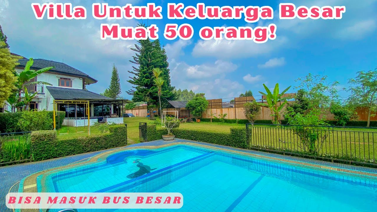 VILLA PUNCAK BOGOR || VILLA ALHUDA || REVIEW VILLA  || KAPASITAS 50 ORANG || VILLA MURAH