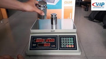 Hướng Dẫn Sử Dụng Cân Điện Tử Tính Tiền QUA 832 - 30kg