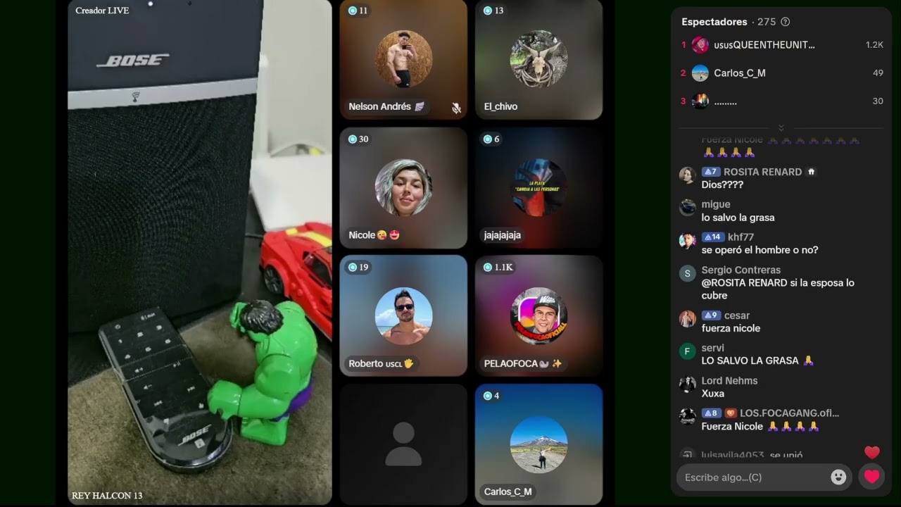 PAREJA DE REYES CONDUCTORES HABLA DE LA SITUACION ACONTECIDA Y SOBRE SU ESTADO DE SALUD.