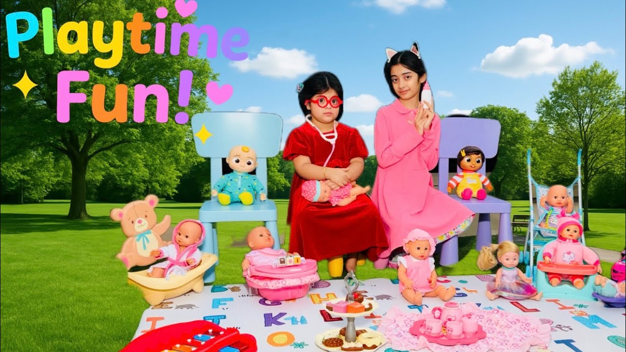 Pretend Play Fun with Mehrmah & Amal | Kids Doll Playtime