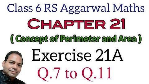 Exercise 21A Q.7 to Q.11 Class 6 RS Aggarwal Maths