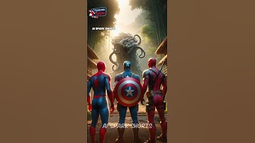 Snake Charmers Journey |  Spider-Man vs Deadpool vs Captain America  #ai #marvel #shorts