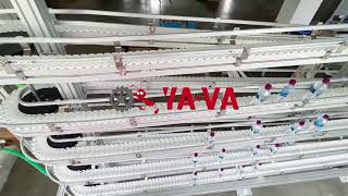 Flexible chain buffer conveyor, accumulation conveyor#flexiblespiral #conveyor