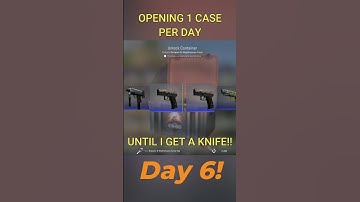 Open 1 CASE Per Day Until I Get a KNIFE!!! day 6!
