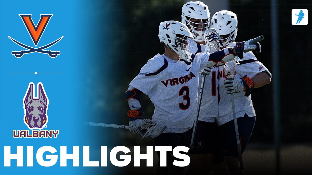Virginia vs UAlbany | NCAA College Lacrosse | Highlights - March 18, 2025