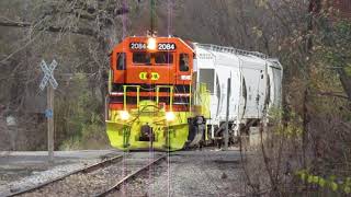 Illinois Midland RR Transfer by Ice House at Pekin IL - Nov 9 2020