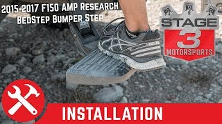 20152020 F150 AMP Research BedStep Bumper Step Install