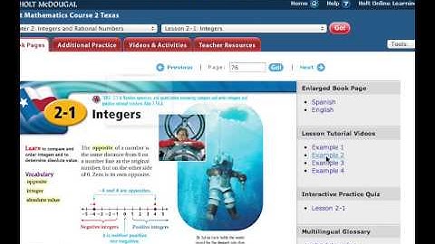 Integers (Opposites and Compare Order)