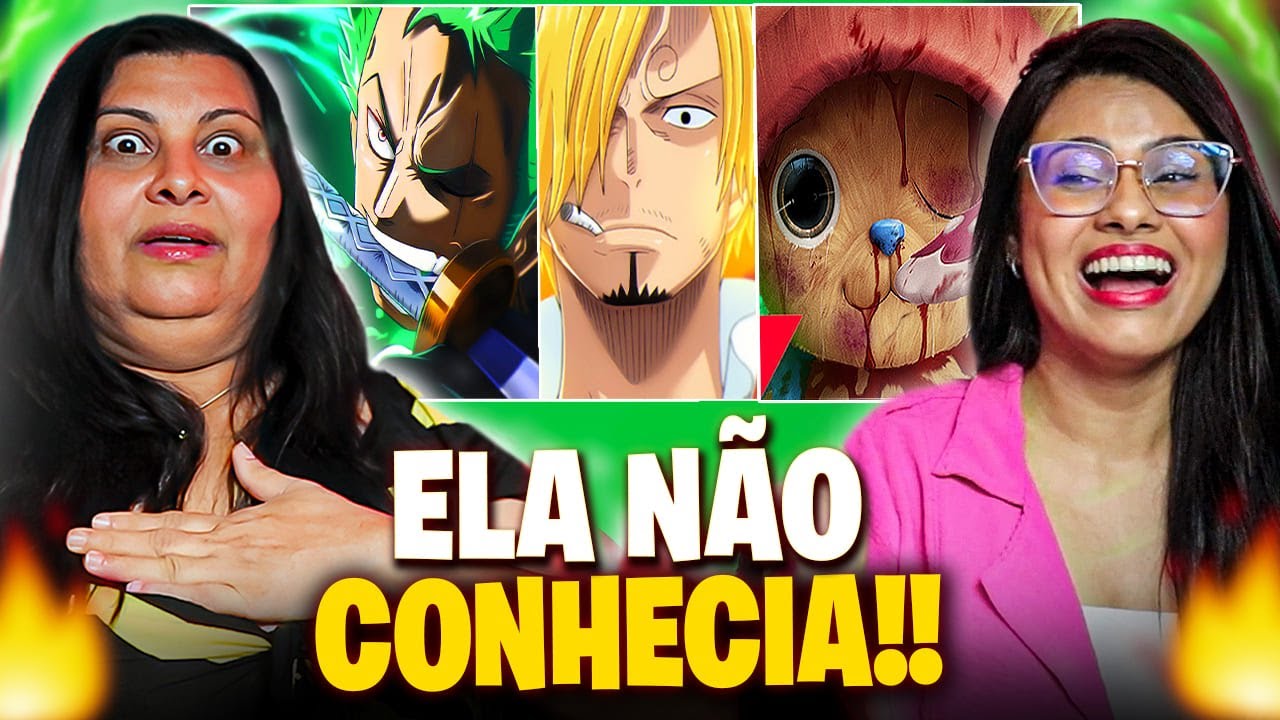 MÃE CRISTÃ REAGE ZORO, SANJI e CHOPPER 😱 - 7 MINUTOZ