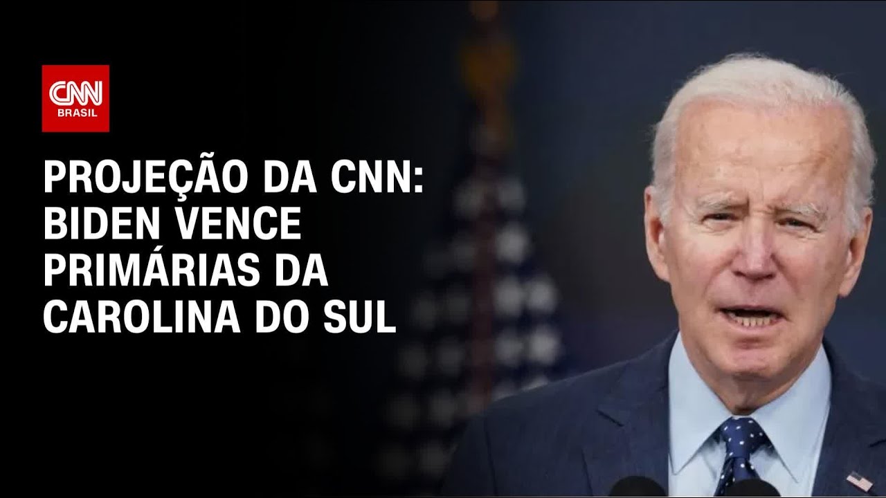 Biden vence primárias da Carolina do Sul, aponta projeção da CNN | CNN PRIME TIME