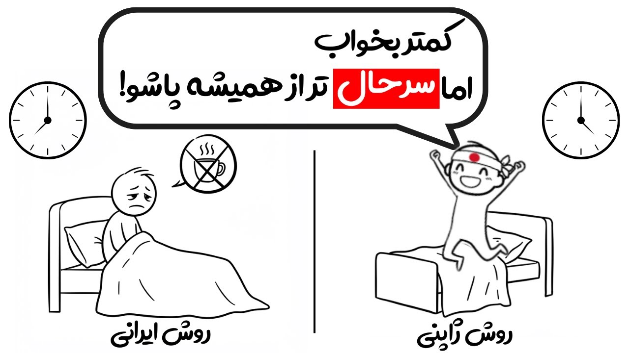چطور مثل ژاپنی ها کمتر بخوابیم ولی سرحال از خواب بیدارشیم(بدون نیازبه قهوه)