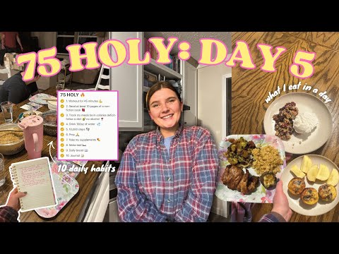 75 HOLY: DAY 5 🎂🤍 | staying centered in God when life gives you curve balls