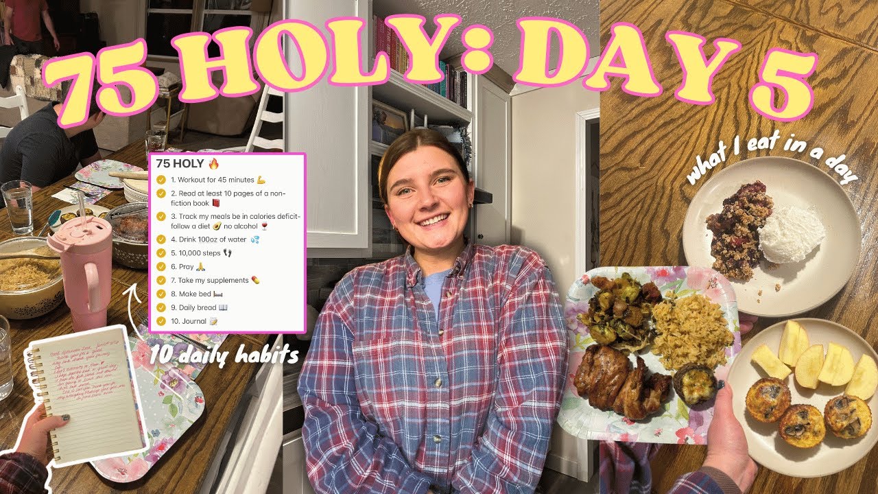 75 HOLY: DAY 5 🎂🤍 | staying centered in God when life gives you curve balls