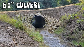 Building A Culvert Bridge Over Our Creek
