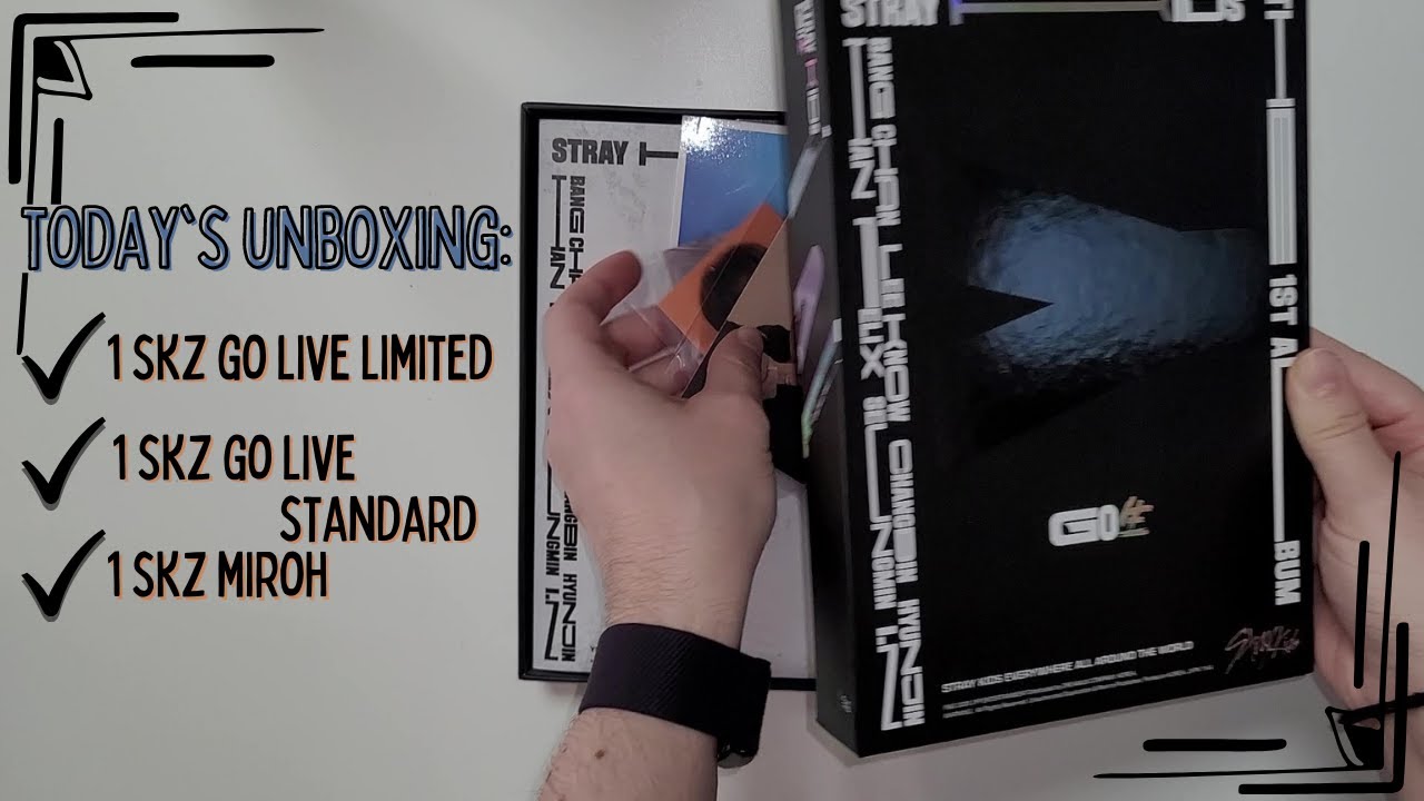 Unboxing Stray Kids Albums | Rare Find Go Live Limited With