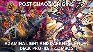 Azamina Light and Darkness Ritual deck profile + combos post CORI 2026 TCG Advanced Yugioh