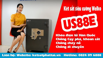 Két Sắt Siều Cường Welko US88E Khóa Điện Tử Nhập Khẩu - Két Sắt Phát Tài