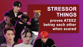 This show proves ATEEZ betray each other instantly when scared (part 1)