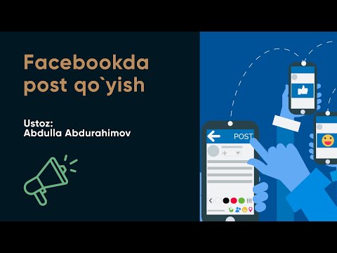 Video: Facebookda rasmlarni qanday tartibda joylashtirish mumkin?