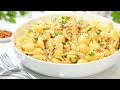 Creamy Garlic Chicken Pasta | 20 Minute Dinner Ideas