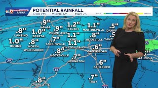 Celebrity Hour-by-hour rain risk in North Carolina, May 24 update | Memorial Day forecast includes storms a... Profile